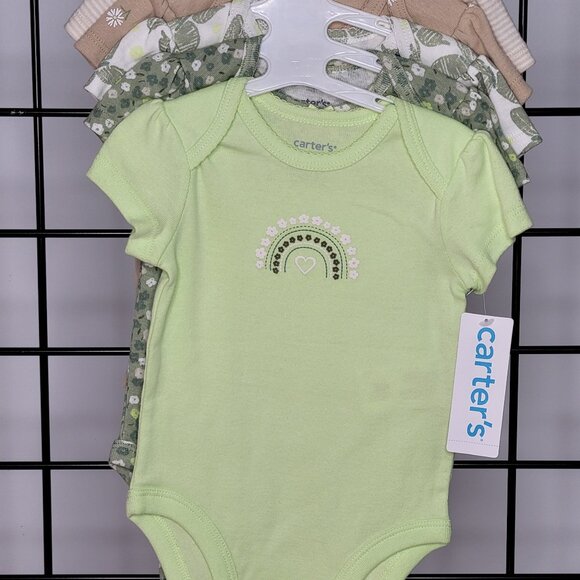 Carter's Baby 5-Pack Neutral Bodysuit Set - Soft & Adorable Essentials - Picture 1 of 7